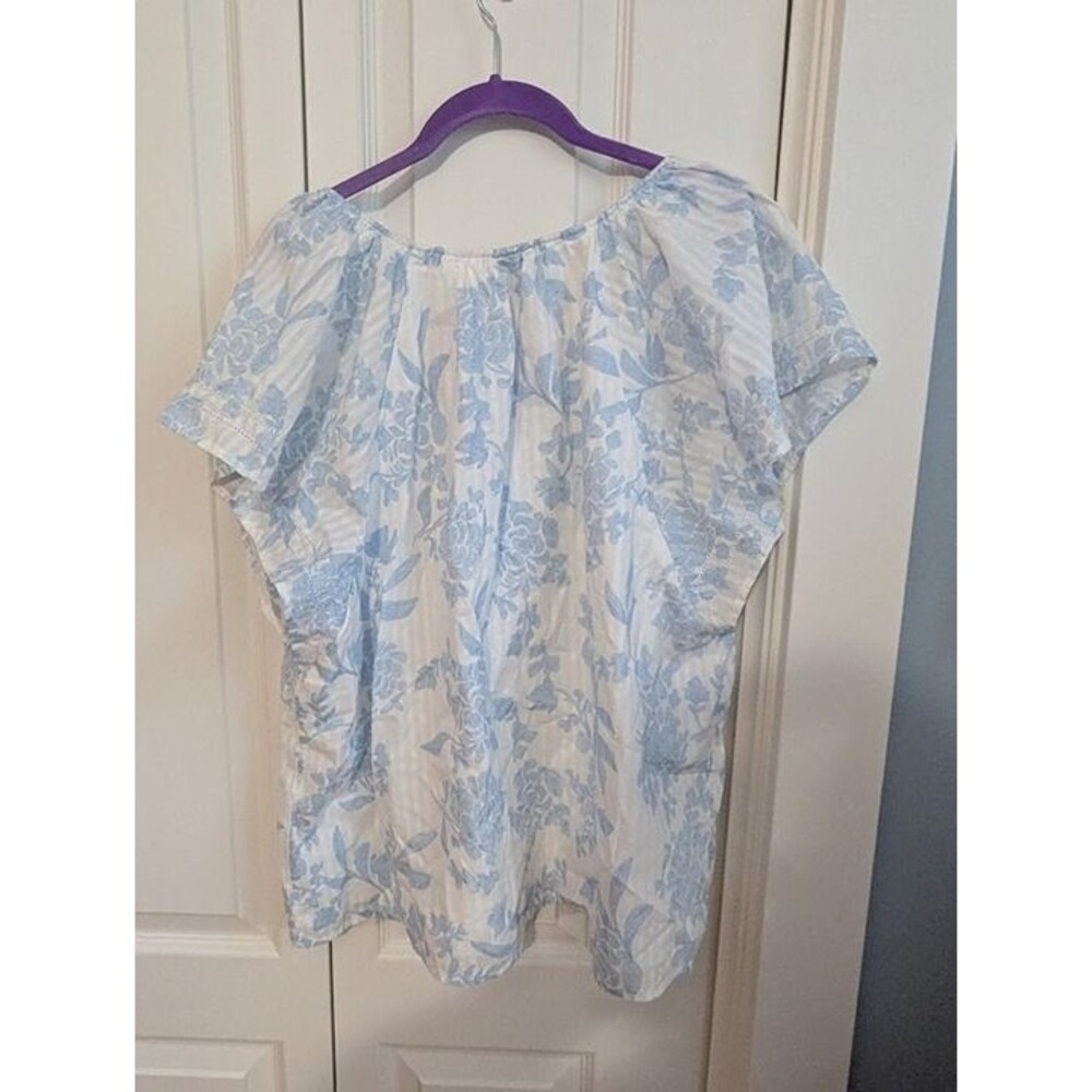 NWT Universal Thread XXL cute sleeve detail light blue floral - Picture 6 of 6